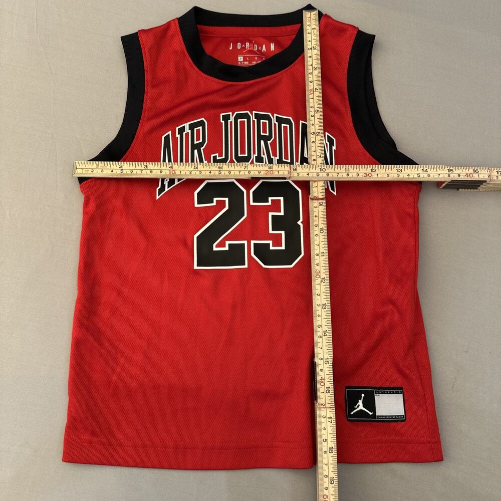 Nike Air Jordan Michael Jordan Jersey Red Toddler Youth 7 (6-7 Years) 116-122CM - Picture 6 of 9